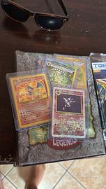 Charizard set base e haunter legendary collection