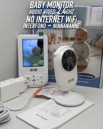 Baby Monitor GHB no WiFi sicuro Video +  Interfono