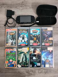 PSP con giochi 