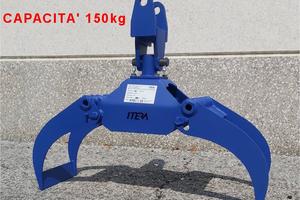 Pinza Legna IPL700 e STAFFA attacco escavatore