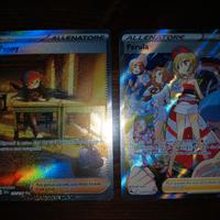 Lotto di 2 Carte Pokemon Perula + Penny Alt Art