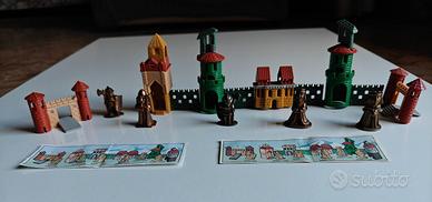 Old Royal Castle Kinder '97 4 Miniature ottone+BPZ