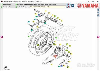 Corona Yamaha FZS Fazer 1000 5LV254440000