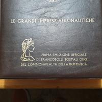 Collezione di francobolli laminati in oro 24carati