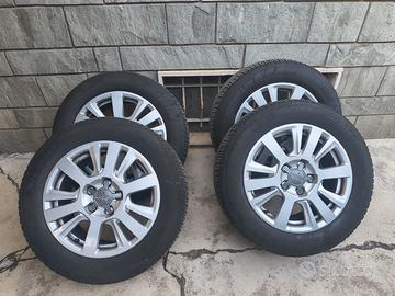 CERCHI +GOMME 4stagioni AUDI WW SKODA SEAT 16