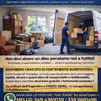 Sgombero Gratis Case Ville Cantine Traslochi H24