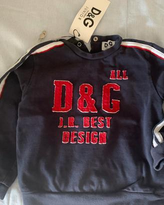 Felpa Dolce e Gabbana bambino 18/24 mesi in cotone