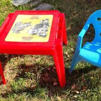 Tavolo e sedia Bambini