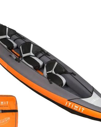Canoa Decathlon 3 posti