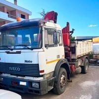 Iveco 190.36 + Gru + Cassone Ribaltabile