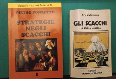 Lotto di 2 libri di scacchi: Ponzetto, Opfermann