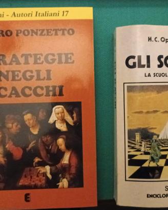 Lotto di 2 libri di scacchi: Ponzetto, Opfermann