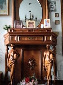 armadio specchio cassettiera 