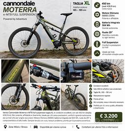 Cannondale Moterra e-MTB Full Suspension XL