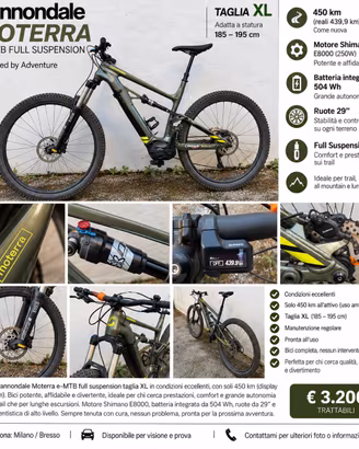 Cannondale Moterra e-MTB Full Suspension XL