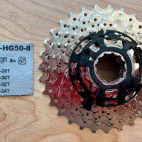 Cassetta pignoni 8 v Shimano HG50 11-30 nuova