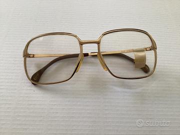Zeiss montatura laminata in oro