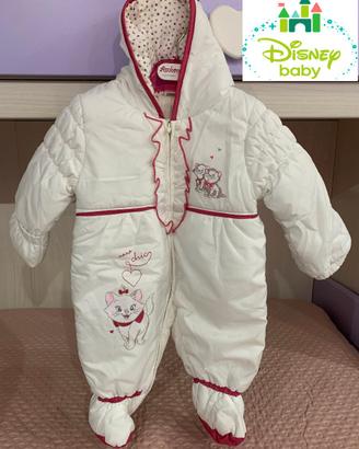 Giubbino,Tuta Disney Intera Bimba 6 Mesi Imbottita