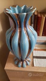 VASO CERAMICA E DORATO
