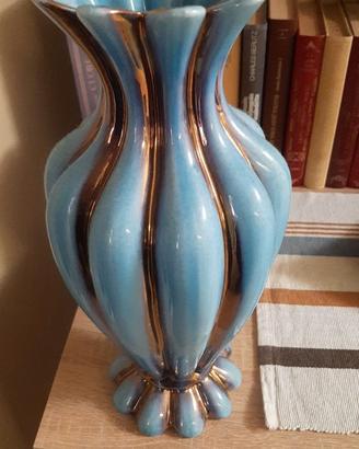 VASO CERAMICA E DORATO