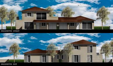 Appartamenti indipendenti in villetta trifamiliare