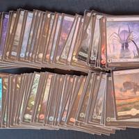 Lotto terre base foil "Magic the Gathering" - MTG