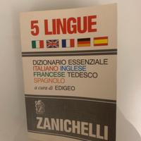 Dizionario essenziale Zanichelli cinque lingue