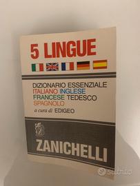 Dizionario essenziale Zanichelli cinque lingue