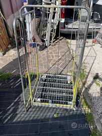 Carrello lavanderia, biancheria hotel