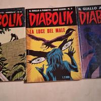3 Fumetti Diabolik Vintage 1975/1998