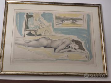Litografia di Ugo Attardi