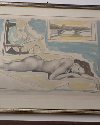 Litografia di Ugo Attardi