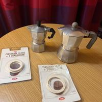 2 Caffettiere Moka (grande e piccola)