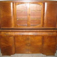 Libreria cristalliera vintage