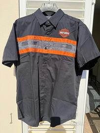CAMICIA UOMO HARLEY DAVIDSON TG L MAI MESSA
