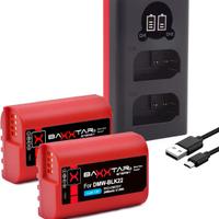 Baxxtar Pro (2X) batteria DMW-BLK22-E (2250 mAh) c