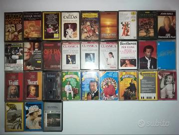 Musicassetta musica jazz classica lirica