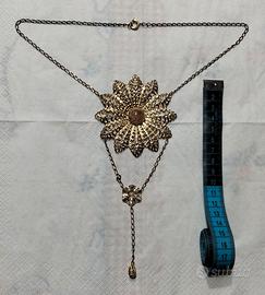 Girocollo bigiotteria vintage stile "Lavalier"