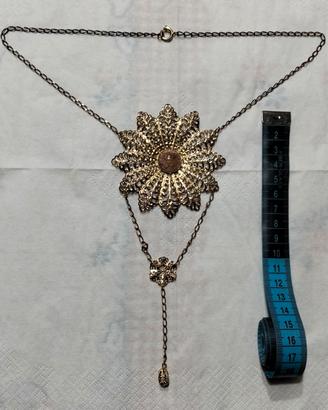 Girocollo bigiotteria vintage stile "Lavalier"