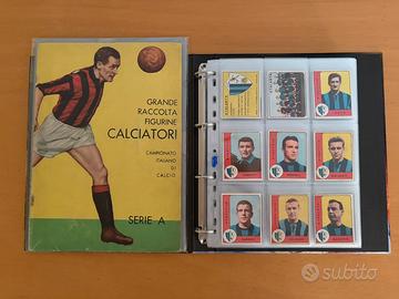 Album vuoto e set calciatori panini 1961
