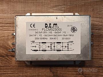 D.E.M. FLCM523000 - Filtro antidisturbo EMI/EMC