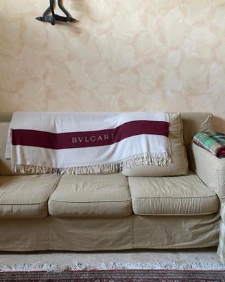 Comodo Divano a Tre Posti in Tessuto Lavabile