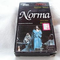 VHS - Norma Vincenzo Bellini - Un palco all'opera