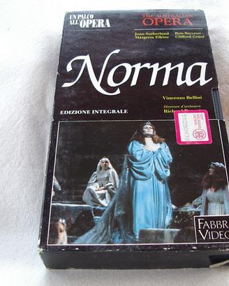 VHS - Norma Vincenzo Bellini - Un palco all'opera