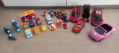 26 macchinine F1, da bagno, hot wheels, autoscala
