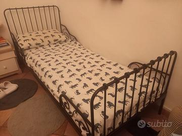 Letto bimbi in ferro allungabile