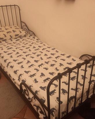 Letto bimbi in ferro allungabile