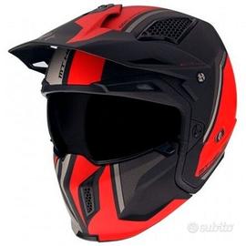 Mt Helmets Streetfighter Sv Nero Rosso tg s