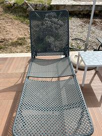 Lettino Emu Ghibli , adatto all' esterno.