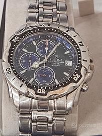 Cronografo orologio Festina con scatola